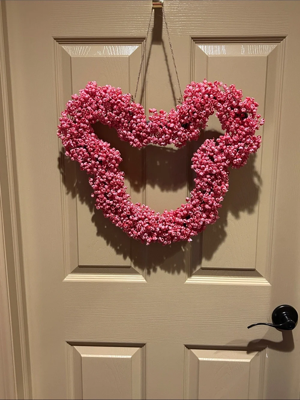 Mickey Ears Shaped Wreath - Decorative Door Accent
